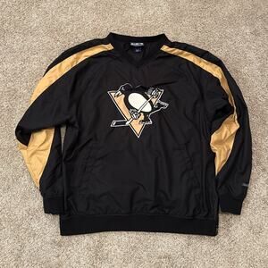 Pittsburgh Penguins NHL Windbreaker Jacket size Medium